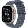 Apple Watch Ultra 3 GPS + Cellular, 49mm Natural Titanium Case with Anchor Blue Ocean Band Apple Watch Ultra 3 GPS + Cellular, 49mm Natural Titanium Case with Anchor Blue Ocean Band